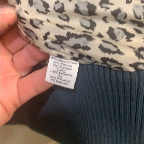 Blue moto jacket - Picture 3 of 6